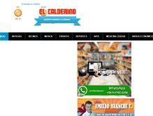 Tablet Screenshot of elcalderino.cl